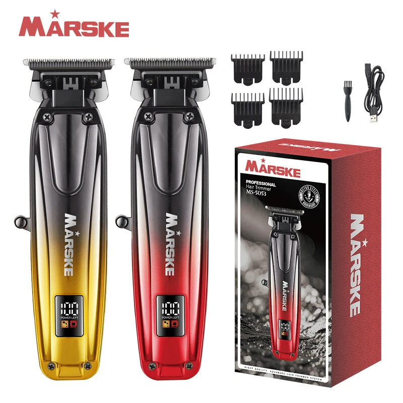 (image for) MARSKE 5053 Professional Electric Hair Clipper With Digital Display Gradient Design Suitable For Haircutting And Bald Styling
